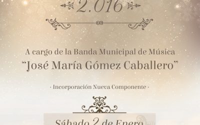 Concierto de Año Nuevo de la Banda Municipal de Música