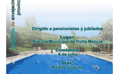 Taller de Natación Terapéutica para mayores y jubilados/as