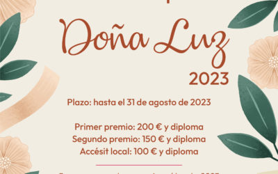XXI CONCURSO DE POESÍA «DOÑA LUZ» Edición 2023