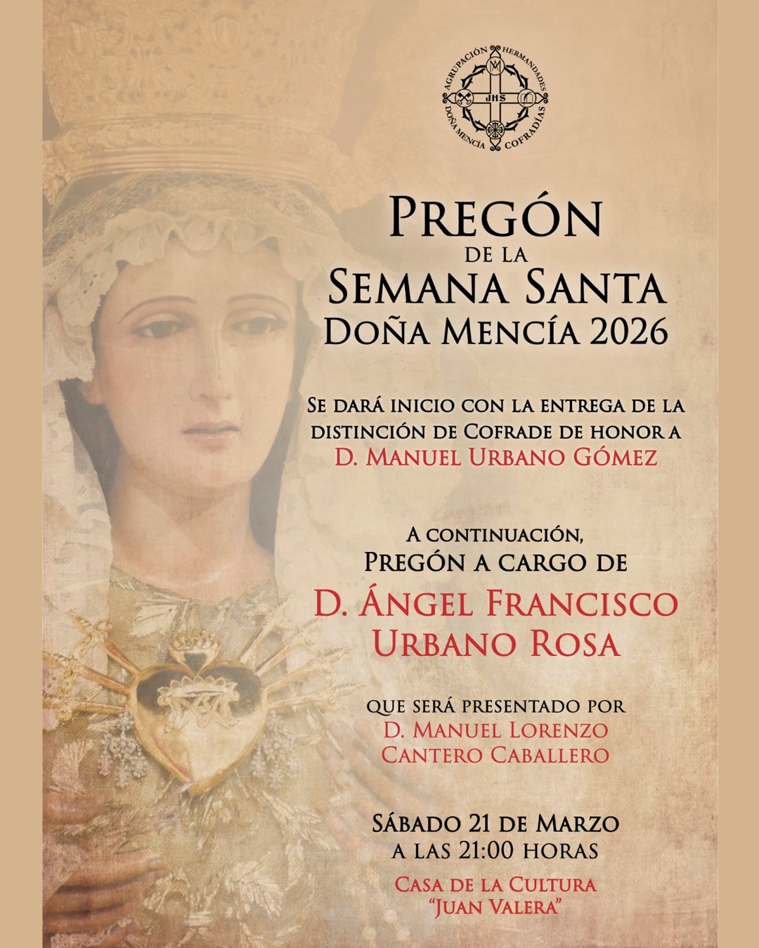 Pregón Semana Santa 2026